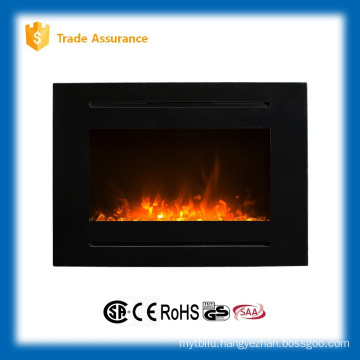 40" linear wall mounted electric fireplace heater for large room